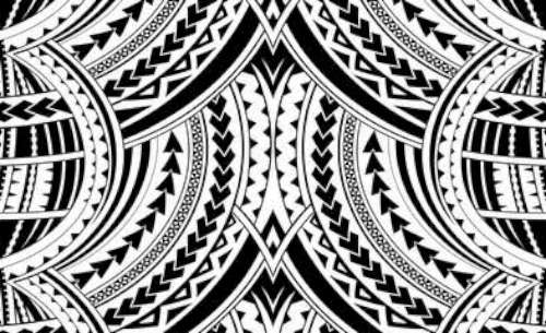 Printed Wafer Paper - Tribal Design